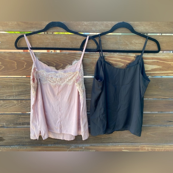 Chemise Lace Neckline Tank Tops - set of 2 - Picture 3 of 7